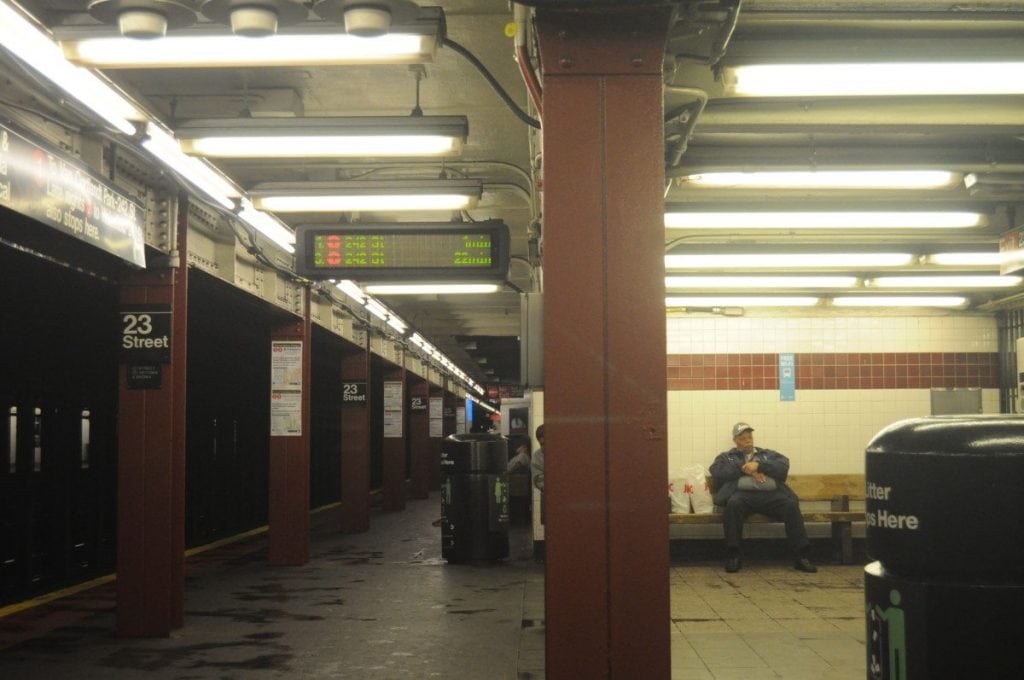 Subway at 23rd Street / Photo by Alan Hopkins